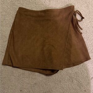 Abercrombie & Fitch Brown Mini Skirt